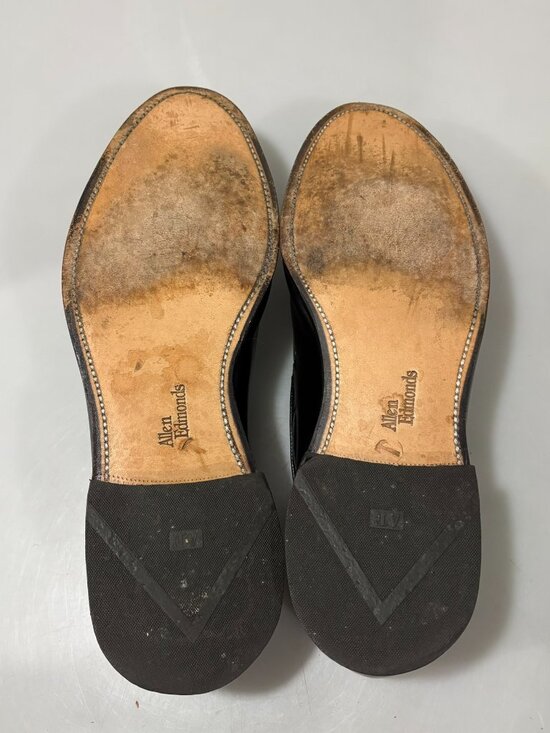 Allen Edmonds 11.5 Grayson Black Leather Tassel Loafers w Shoe Trees Made in USA main image 6